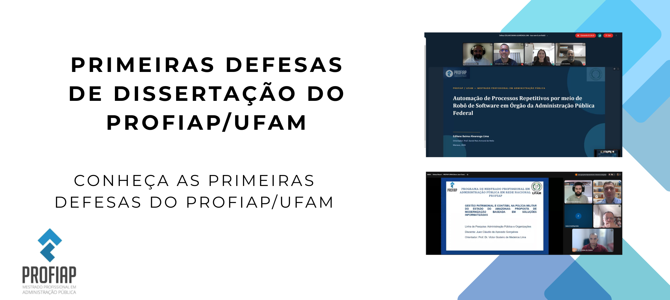 Primeiras Defesas do PROFIAP